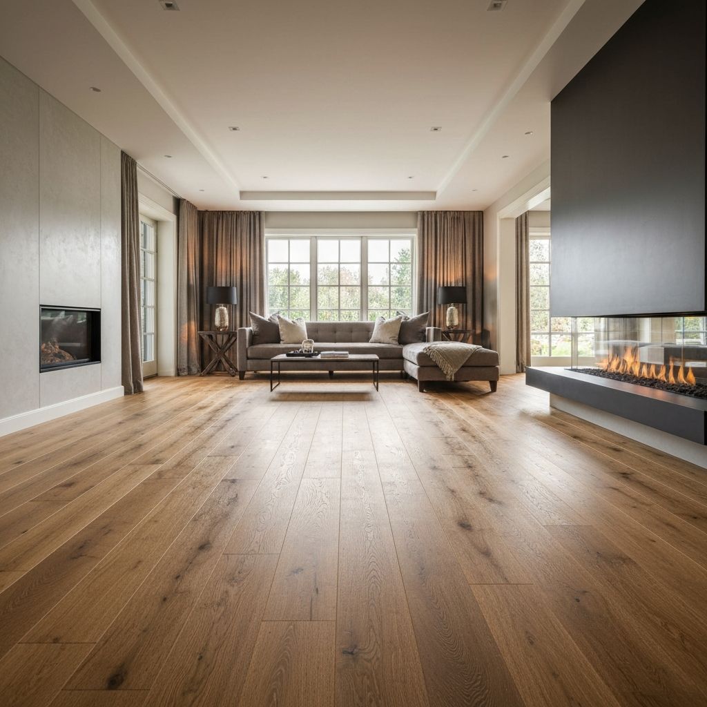 Beautiful hardwood flooring installation